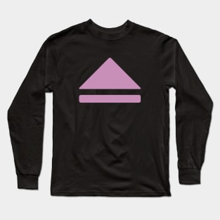 Eject Button - pink Long Sleeve T-Shirt